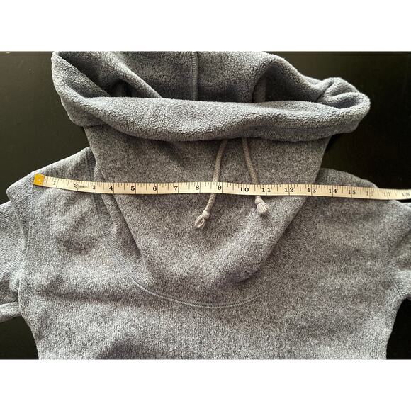 EDDIE BAUER Blue Drawstring Cowl Neck Sweater sz XS - Picture 8 of 11